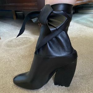 Authentic Christian Dior wraparound boots